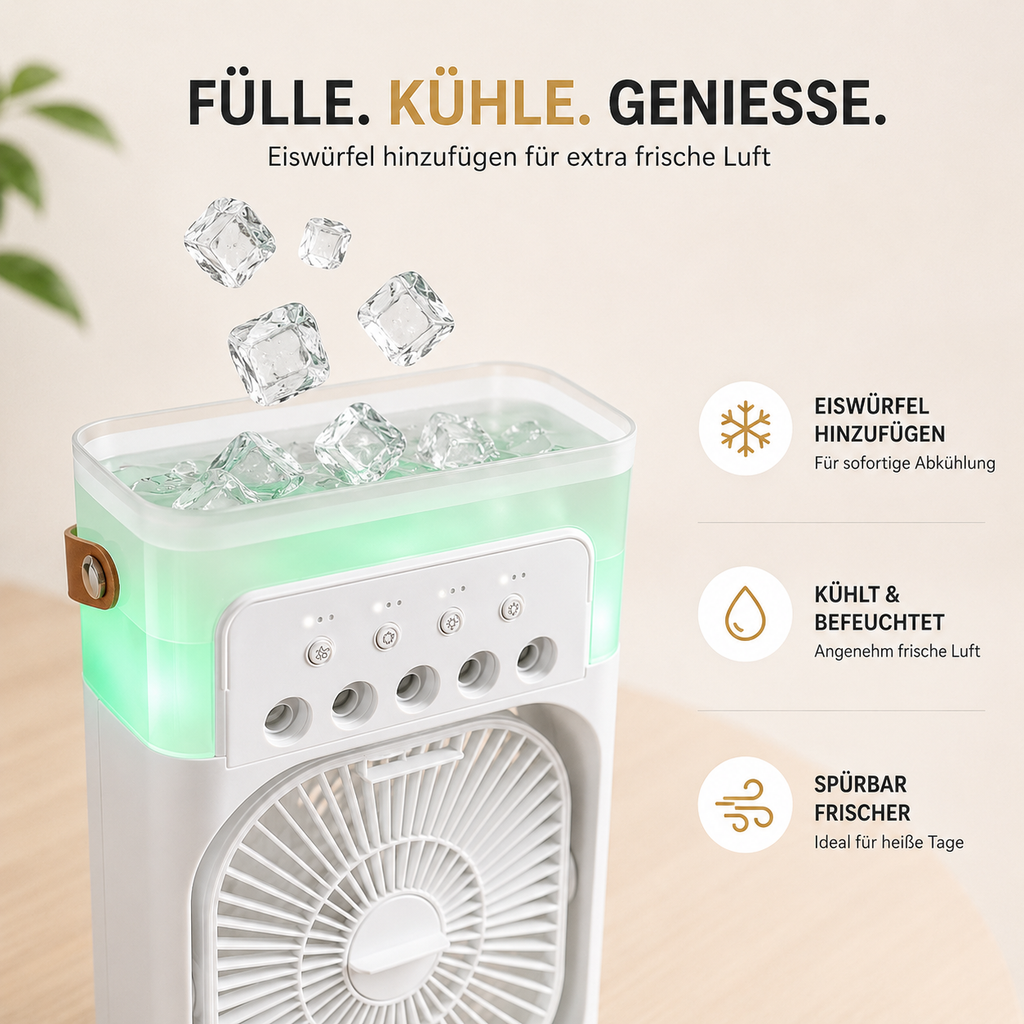 LuftWerk™ AirCool Pro 3-in-1 Luftkühler